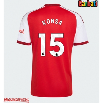 Arsenal Ezri Konsa #15 Tricou Fotbal Replică 2026-27 Barbati Acasa